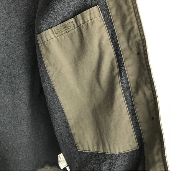 ROYAL ROBBINS Utility Coat Khaki Olive Green Mens L Insulated Outdoor Jacket - Picture 4 of 12